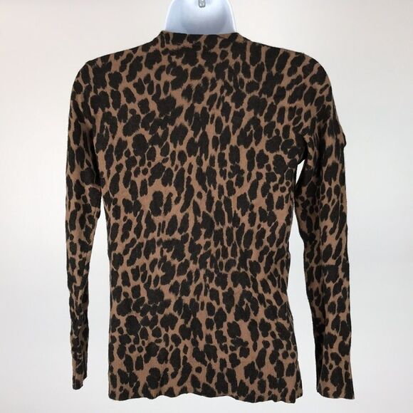 NWT Style & Co Petite Animal-Print Sweater Womens size PP - Picture 2 of 4